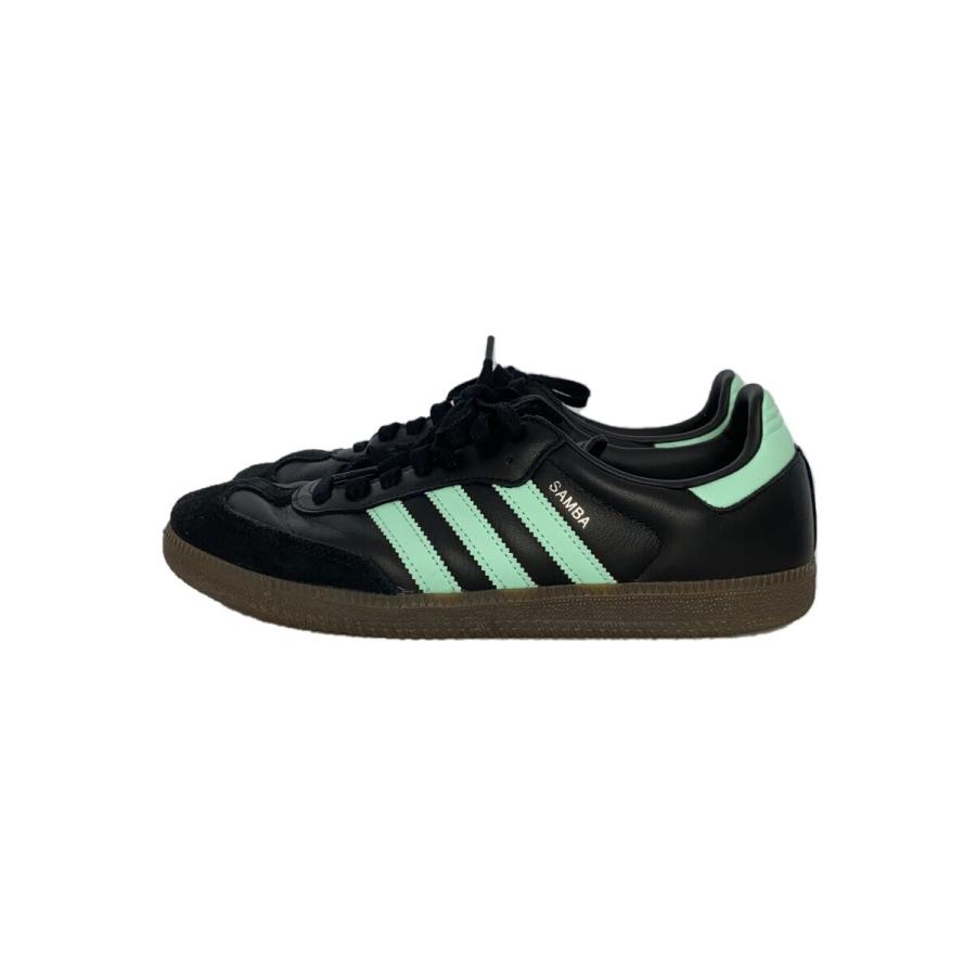 adidas◇SAMBA OG/サンバOG/ローカットスニーカー/ブラック/ミント