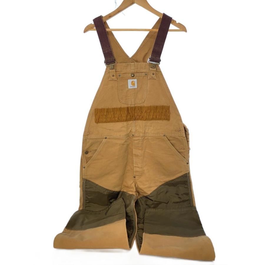 カーハート　ビブオーバーオール　36サイズ Carhartt◇ダックビブオーバーオール/BU256/36×32/キャメル/36