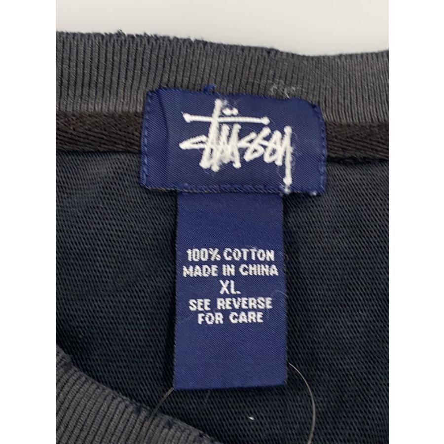 STUSSY◇90s/OLD STUSSY/ロンT/XL/コットン/ブラック// : セカンド