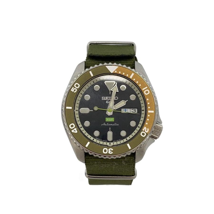 SEIKO◇5スポーツ/自動巻き腕時計/HUFコラボモデル/4R36-12K0/1000本 