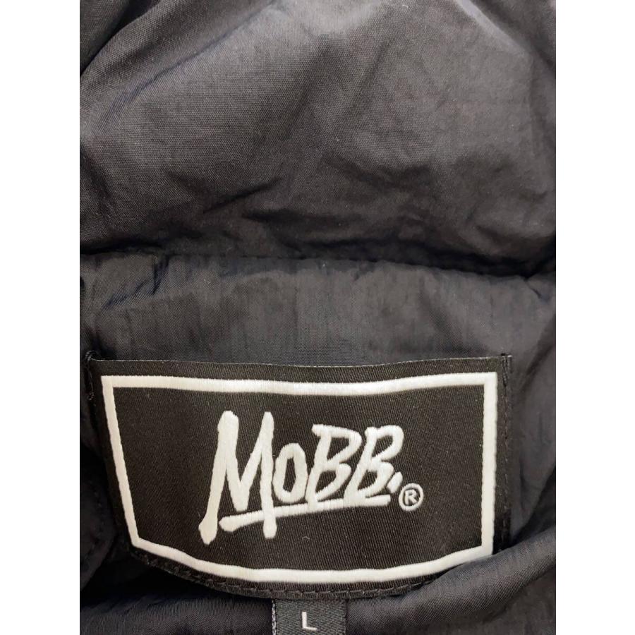 MOBB◇パデッドベスト/24MB-AW-17/ロゴ刺繍/中綿/ブラック/L