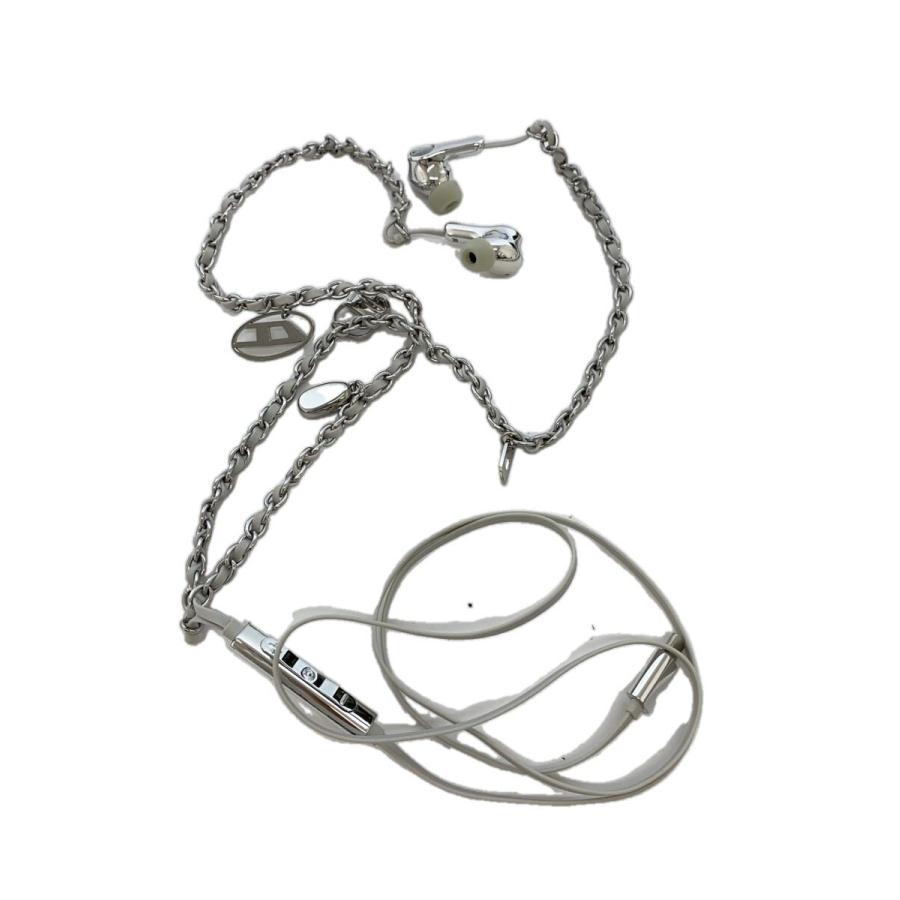 DIESEL◇Wired Earbuds/イヤホン/DP0985/シルバー// : セカンド