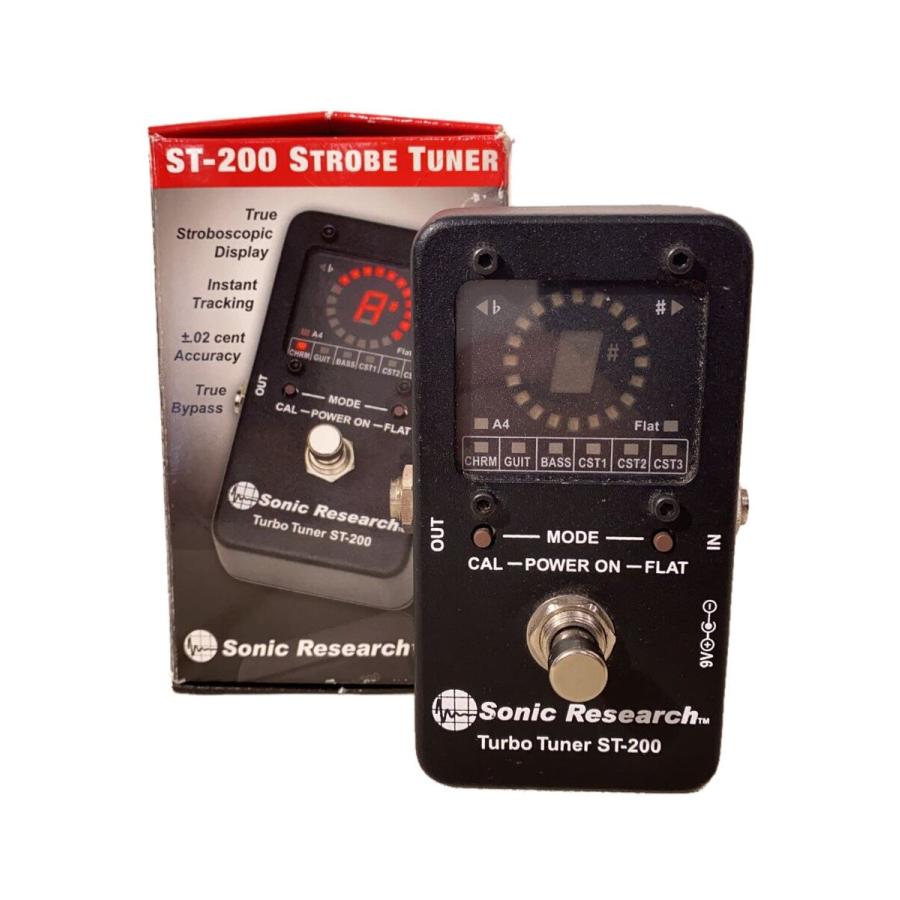 Sonic Research◇ST-200/箱付属/ストロボチューナー : セカンド Sonic Research◇ST-200/箱付属/ストロボチューナー : セカンド