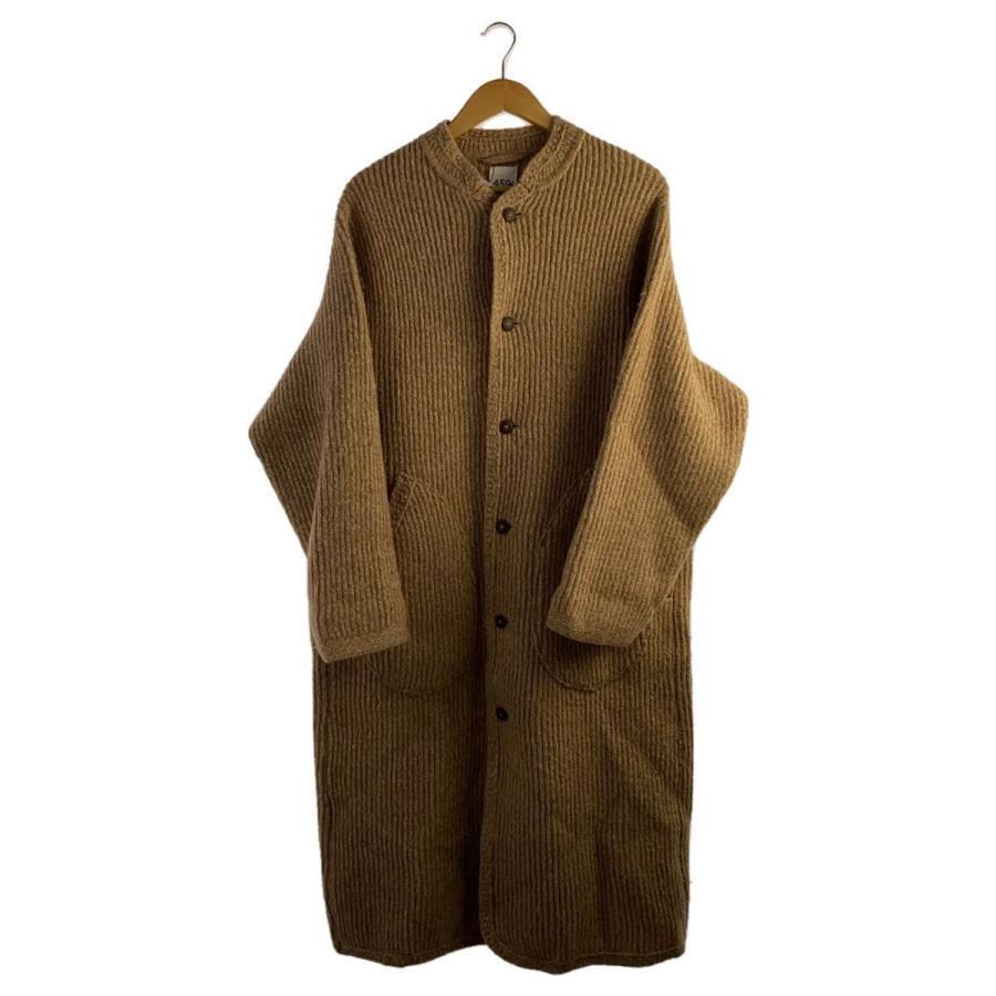 45R　アルル杢杢ニットのチロリアンコート　45rpm 45rpm◇アルル杢杢ニットのチロリアンコート/3/ウール/BEG/無地