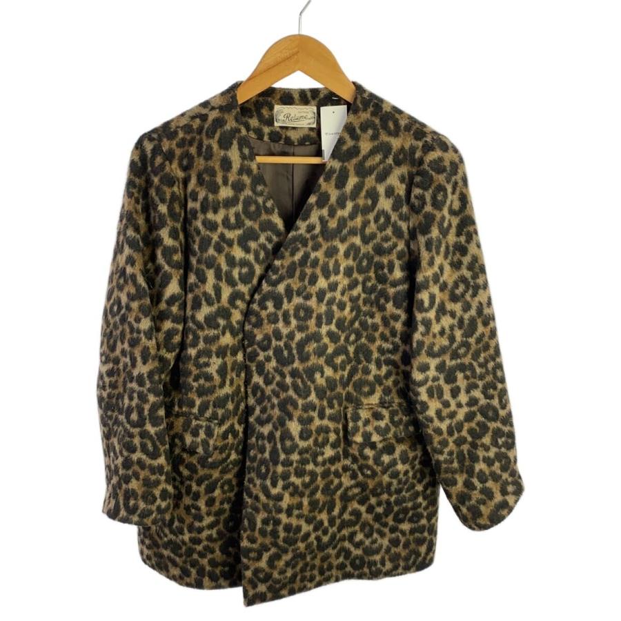 JOURNAL STANDARD relume◇Bellandiレオパードノーカラージャケット