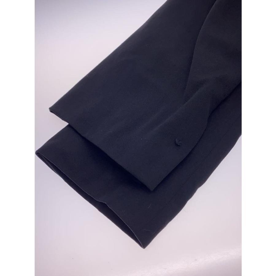 yohji yamamoto POUR HOMME◇チェスターコート/4/ウール/ブラック/HE