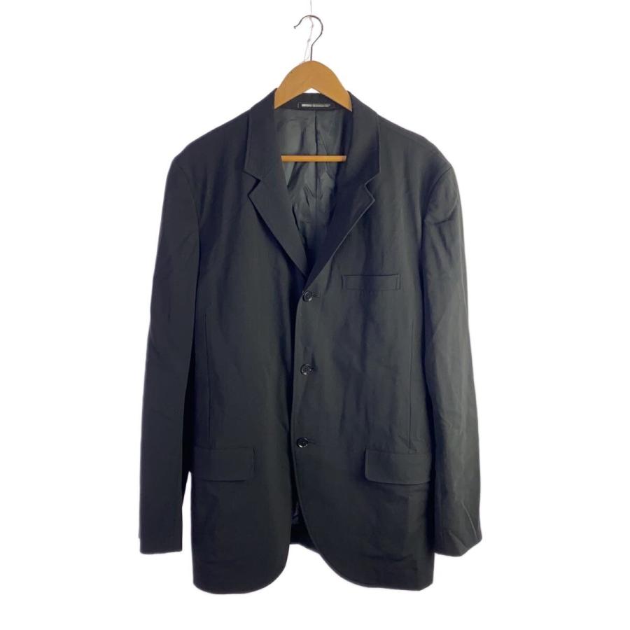 yohji yamamoto POUR HOMME◇テーラードジャケット/4/ウール/BLK/HA