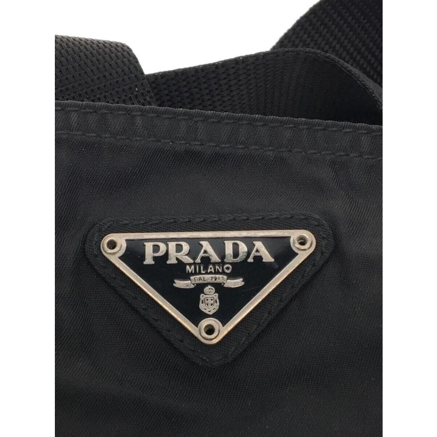 予約販売本 PRADA◆ショルダーバッグ/ナイロン/BLK