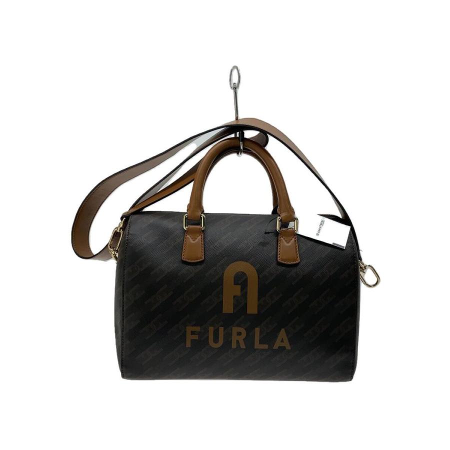FURLA◇ボストンバッグ/--/BRW/総柄/WB00921 : セカンドストリート