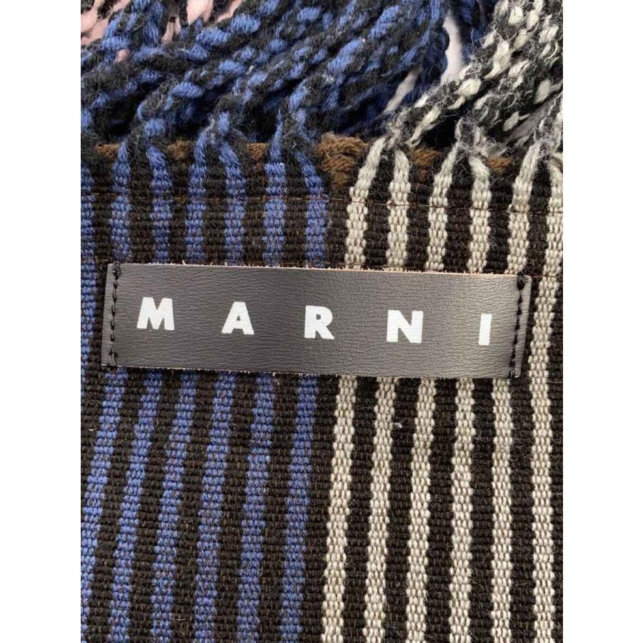 MARNI◇ハンモックバッグ/状態考慮/トートバッグ/--/BRW/ストライプ