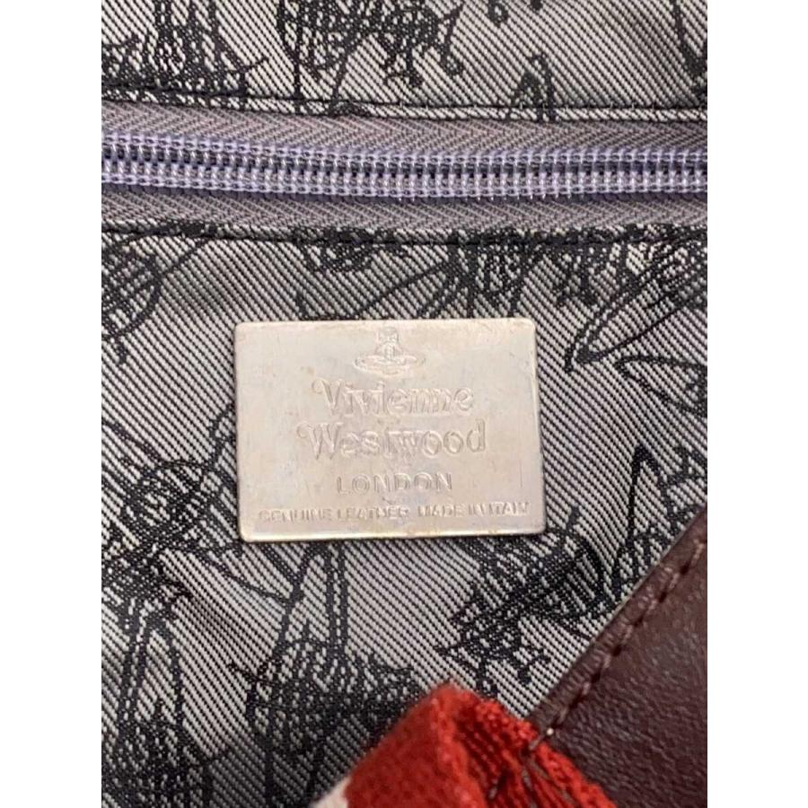 Vivienne Westwood◇トートバッグ/レザー/マルチカラー/タータン