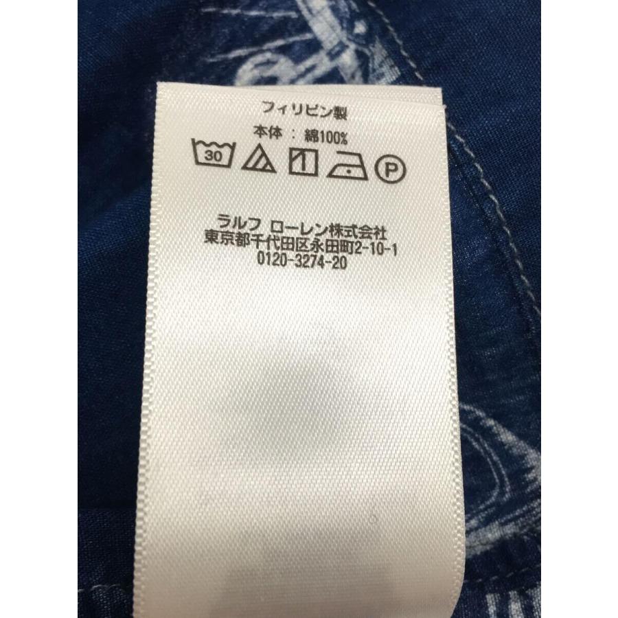 RRL◆半袖シャツ/コットン/インディゴ/Camp Printed Shirt USN Sailor//｜ssol-shopping｜04