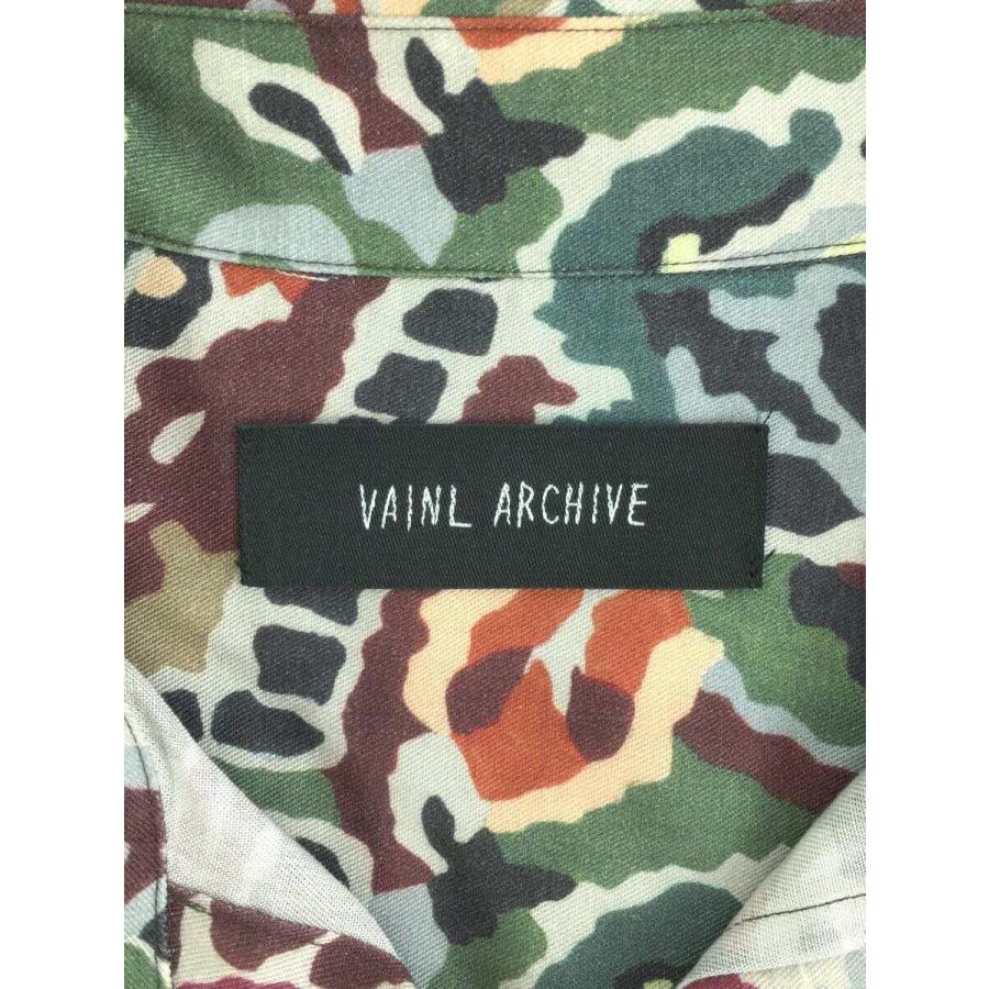 VAINL ARCHIVE◆半袖シャツ/M/レーヨン/BRD/2218017/OPEN COLLAR SHIRTS｜ssol-shopping｜03