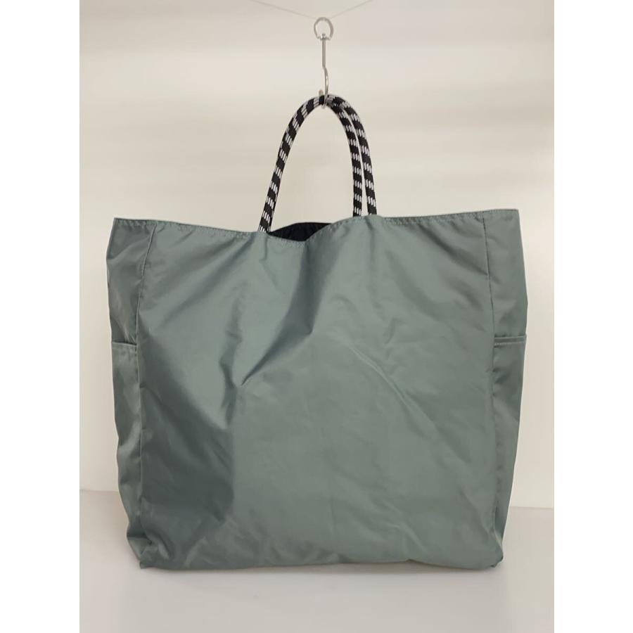 NOMADIS グレー トートバッグ NOMADIS◇トートバッグ/ナイロン/グレー/ロゴ/リバーシブル