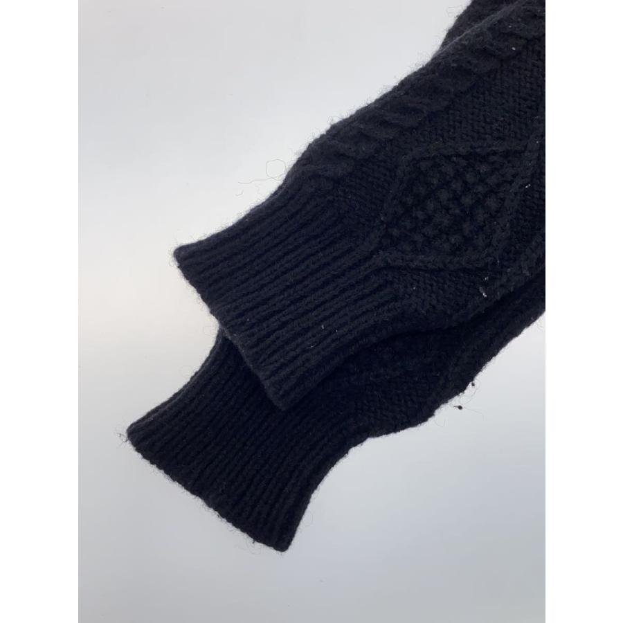 Supreme◆16AW/Cable Knit 【Soloist】 Cardigan/カーディガン(厚手)/M/ウール/BLK