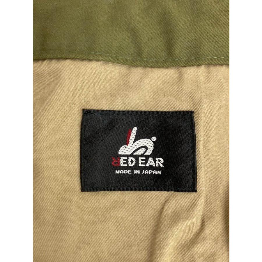 RED EAR◇モールスキン ハンティングベスト/ベスト/XL/コットン/カーキ 