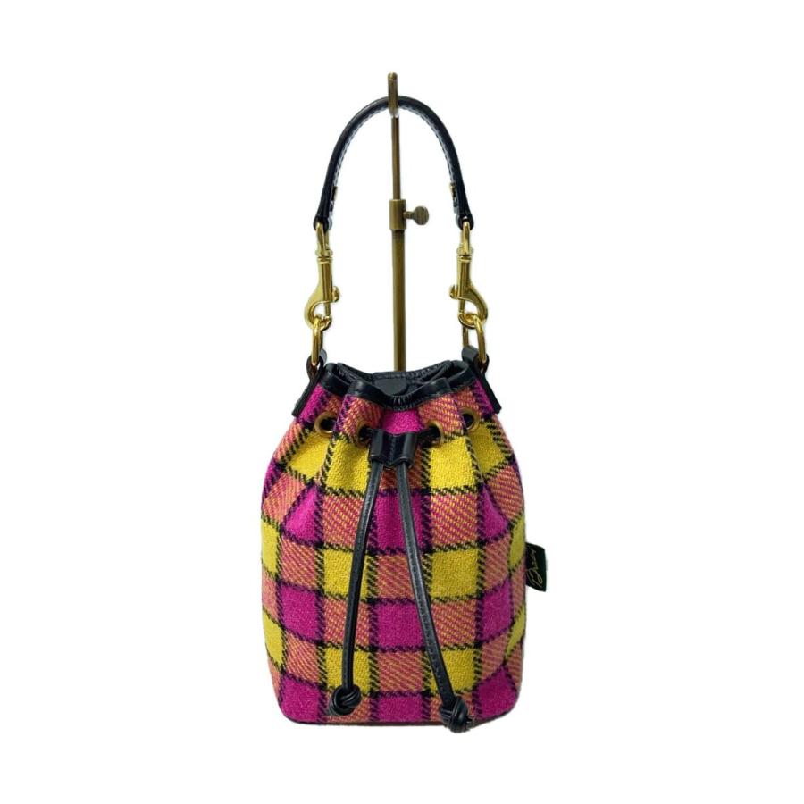 BRADY◇ショルダーバッグ/ウール/ピンク/チェック/BRADY22-BBL-02