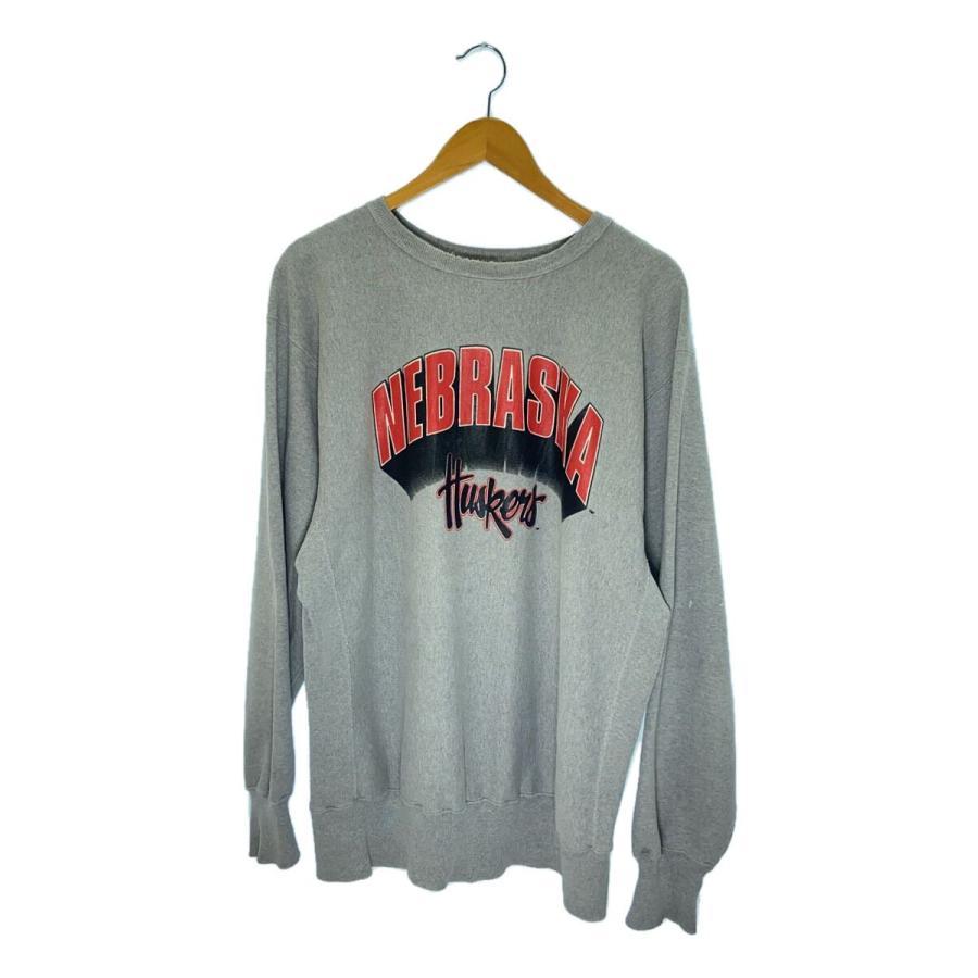 Champion◇90s/REVERSE WEAVE/スウェット/XXL/コットン/グレー/USA製 