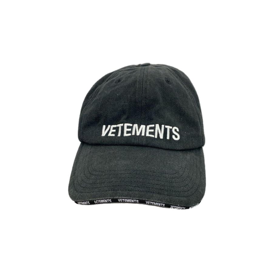 VETEMENTS◇キャップ/FREE/コットン/ブラック/メンズ : セカンド VETEMENTS◇キャップ/FREE/コットン/ブラック/メンズ : セカンド