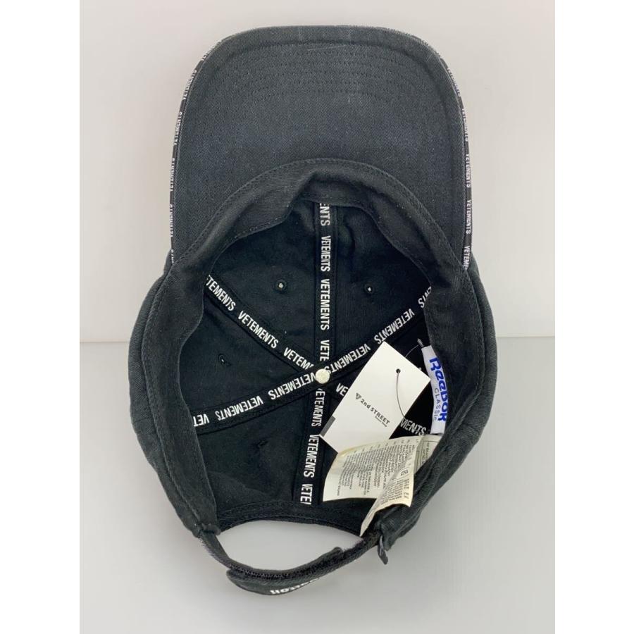 VETEMENTS◇キャップ/FREE/コットン/ブラック/メンズ : セカンド VETEMENTS◇キャップ/FREE/コットン/ブラック/メンズ : セカンド