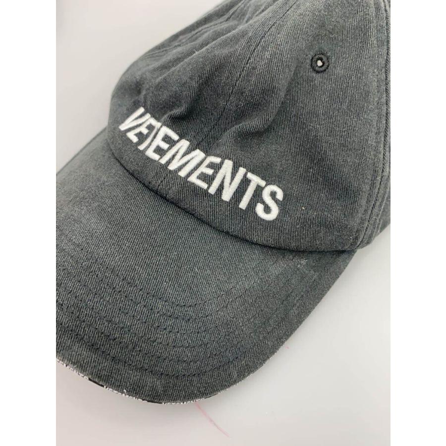 VETEMENTS◇キャップ/FREE/コットン/ブラック/メンズ : セカンド VETEMENTS◇キャップ/FREE/コットン/ブラック/メンズ : セカンド