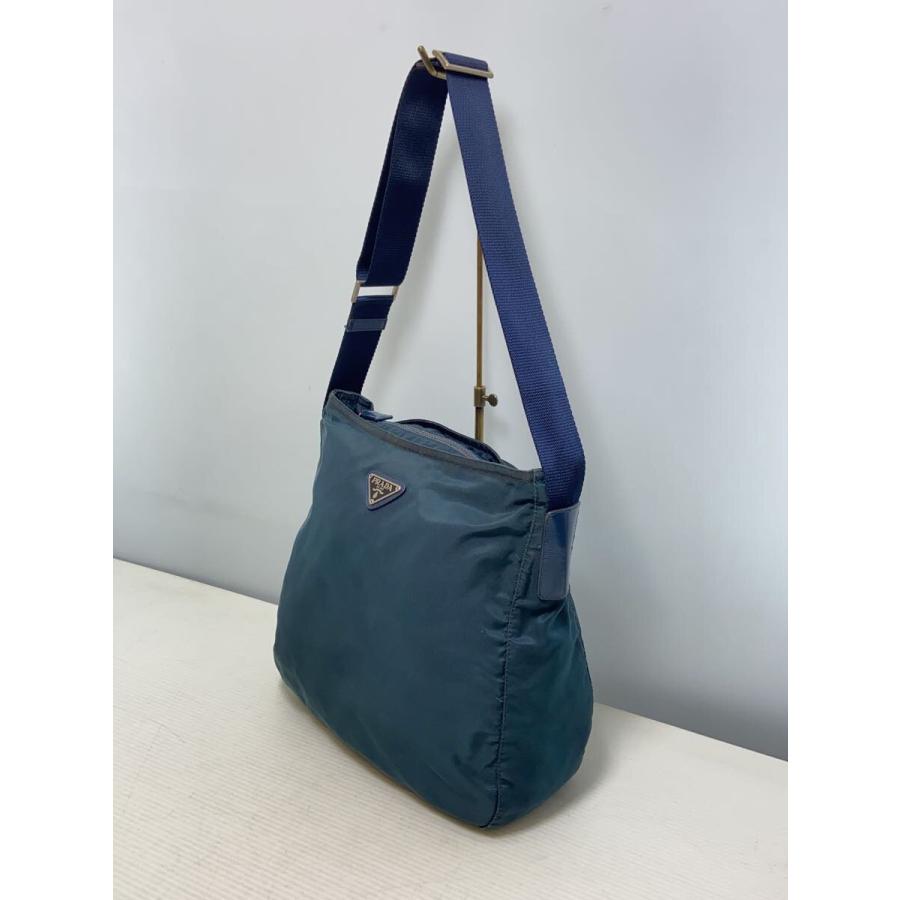 PRADA◇ハンドバッグ/ナイロン/グリーン/ワンショルダー