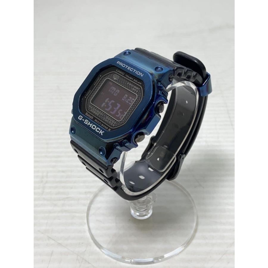 CASIO◇ソーラー腕時計・G-SHOCK/デジタル/ブルー/ブラック/GMW