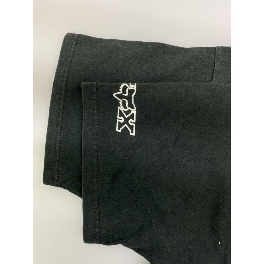 Fox Racing◇Tシャツ/M/コットン/ブラック/USA製/フォックスレーシング