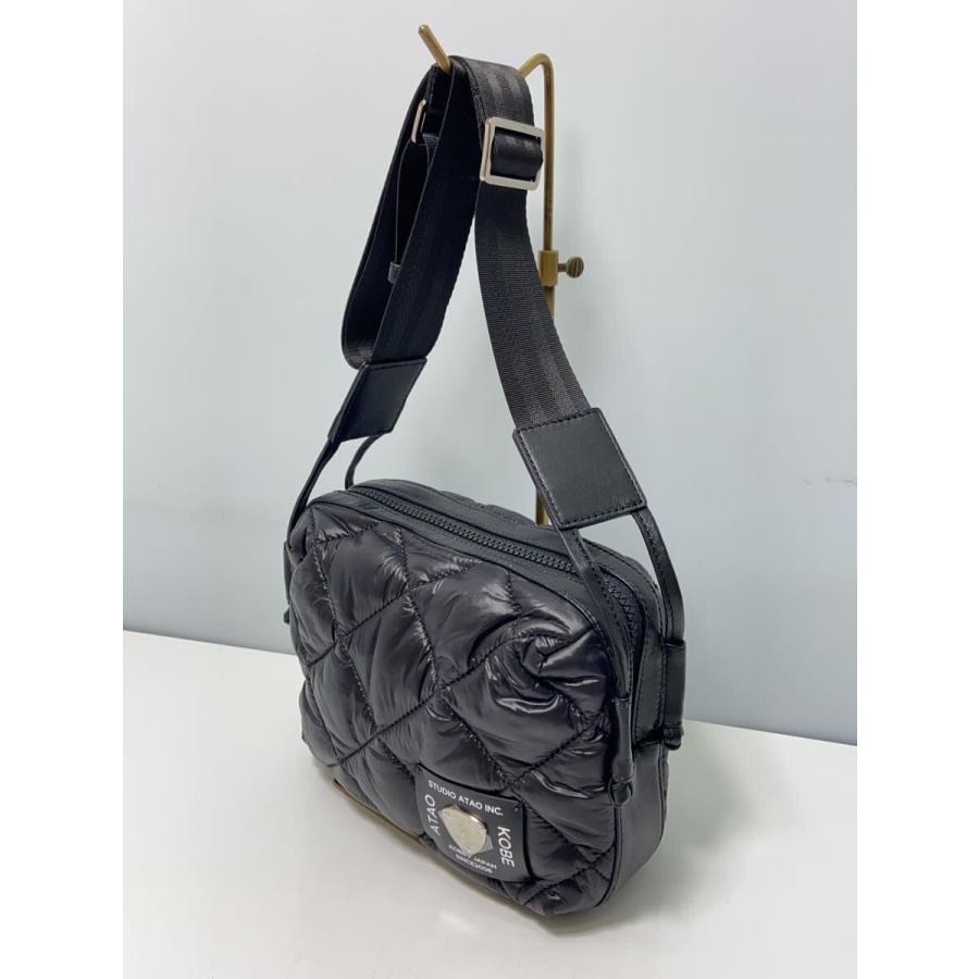 ATAO◇ショルダーバッグ/ブラック/キルティング/コラッツァ : セカンド