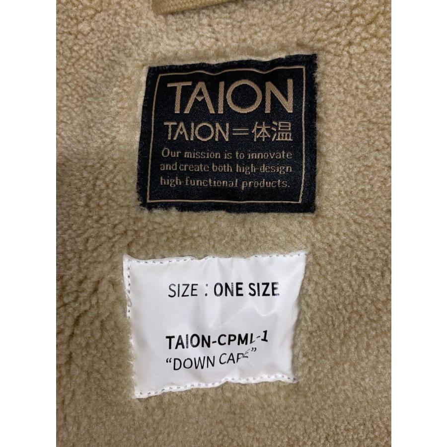 TAION◇ミリタリーダウンケープ/ダウンジャケット/ポリエステル