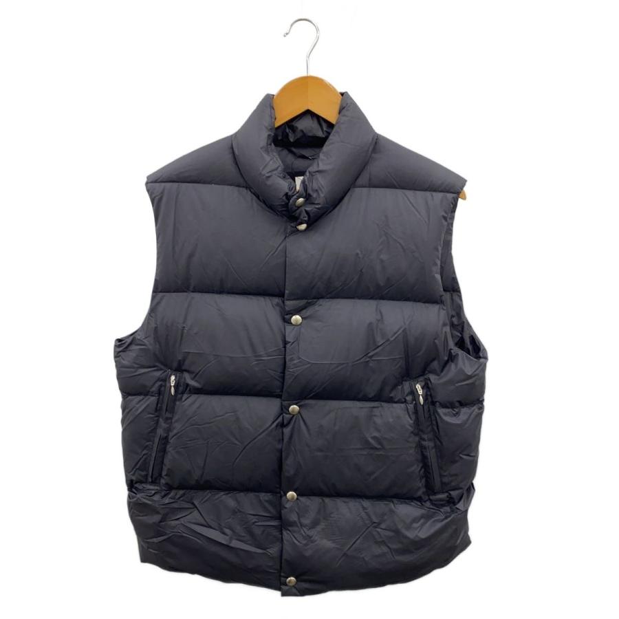COMOLI◇ダウンベスト/1/ナイロン/ブラック/22AW/W03-04007 : セカンド