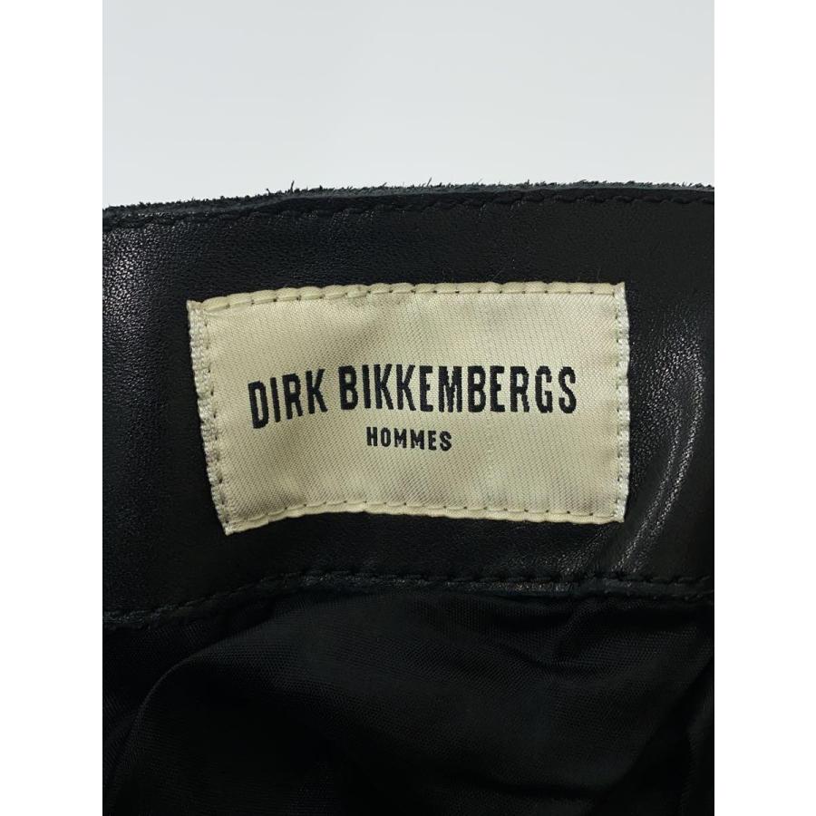 DIRK BIKKEMBERGS◆90s/レザーパンツ/44/レザー/ブラック/無地｜ssol-shopping｜04