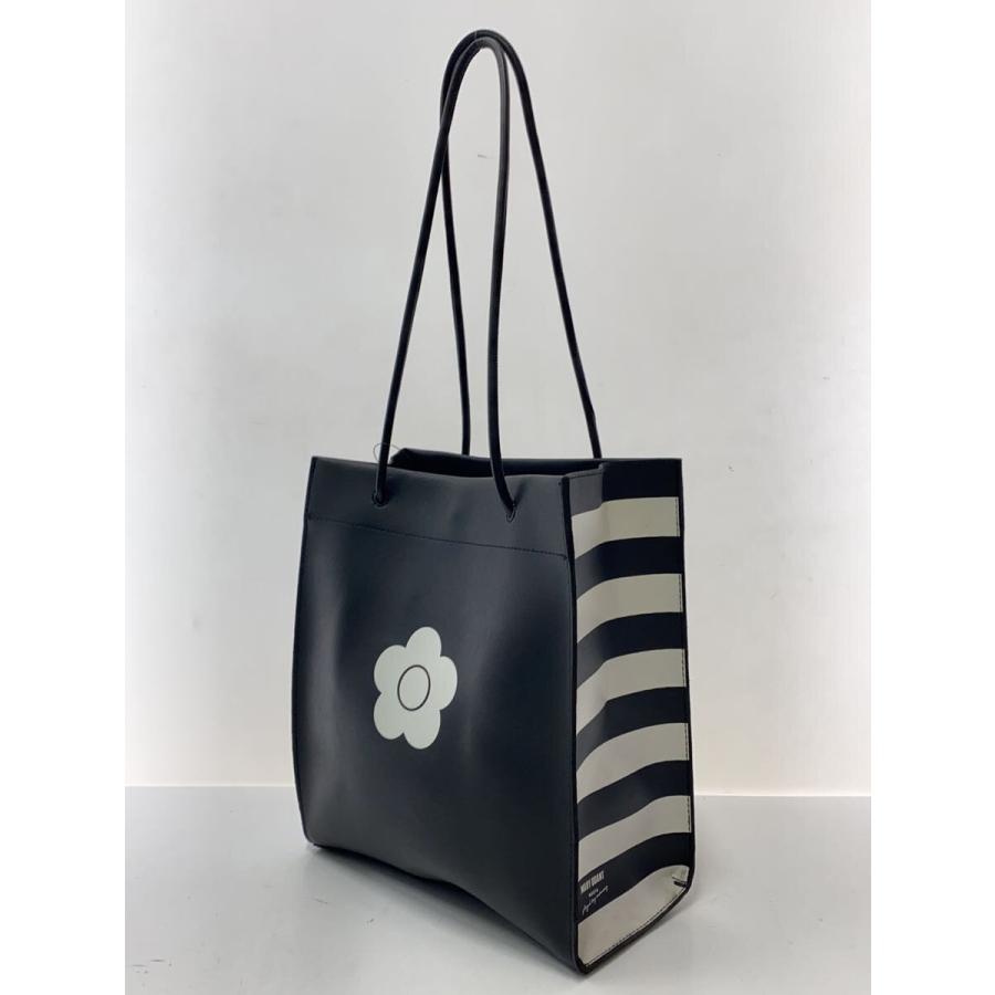 MARY QUANT◇トートバッグ/--/BLK : セカンドストリートYahoo!店