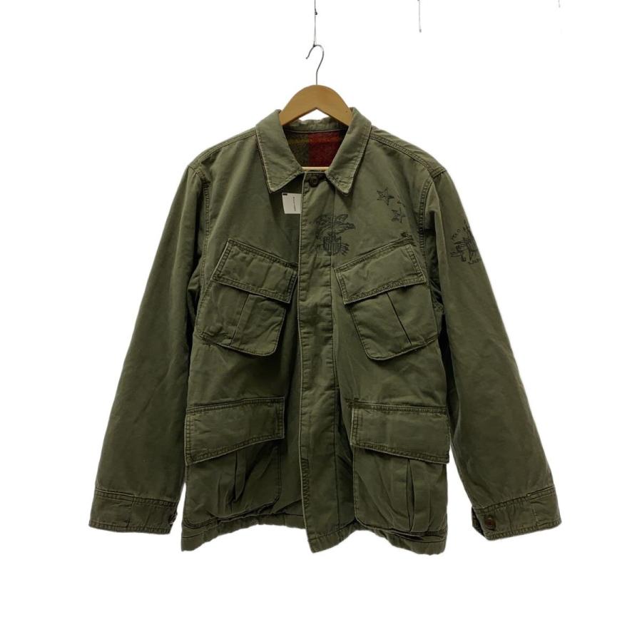 POLO RALPH LAUREN◇ミリタリージャケット/M/コットン/KHK : セカンド
