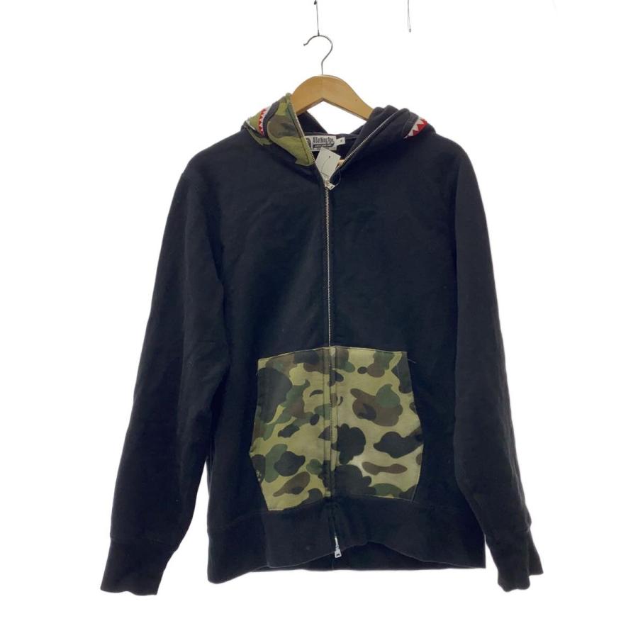 コメント無し即購入OK！美品 APE シャークパーカー APE シャークパーカー L 76 - メルカリ