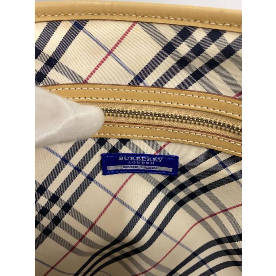 BURBERRY BLUE LABEL◆ハンドバッグ/コットン/CRM/無地/ZAE66-759-40｜ssol-shopping｜05