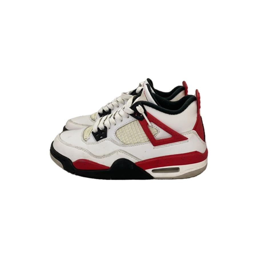 NIKE◇AIR JORDAN 4 RETRO_エア ジョーダン レトロ/23.5cm/WHT 