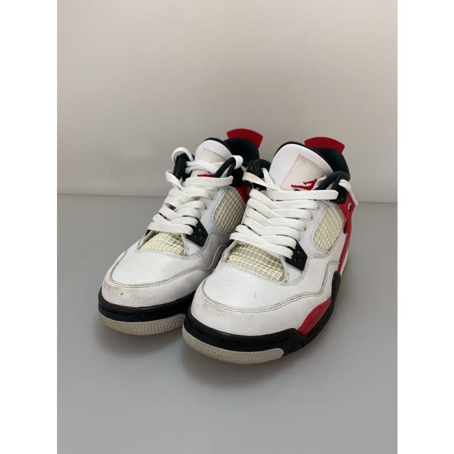 NIKE◇AIR JORDAN 4 RETRO_エア ジョーダン レトロ/23.5cm/WHT 