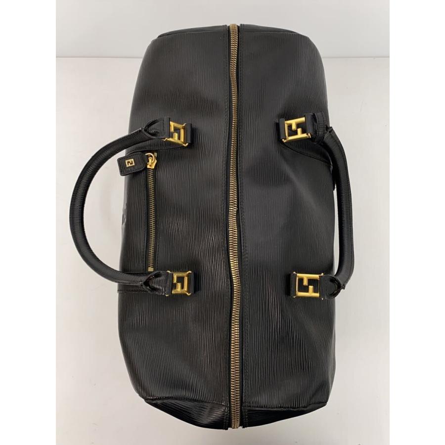 FENDI◇ボストンバッグ/レザー/BLK/フェンディ// : セカンドストリート