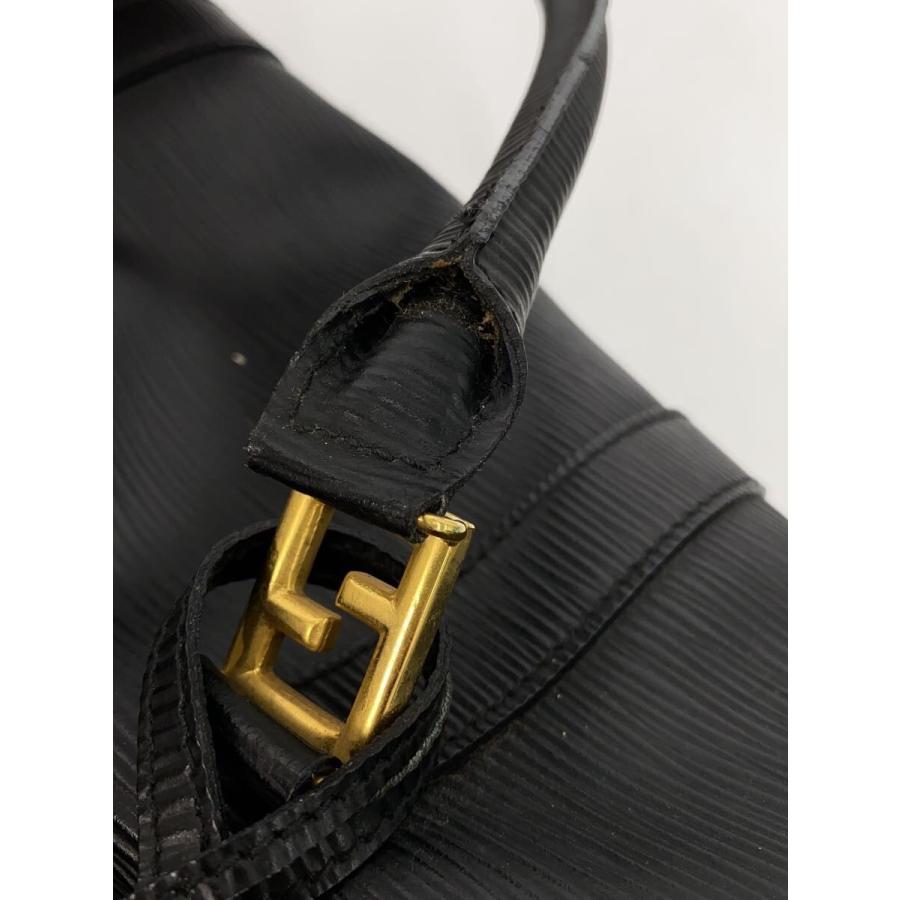 FENDI◇ボストンバッグ/レザー/BLK/フェンディ// : セカンドストリート
