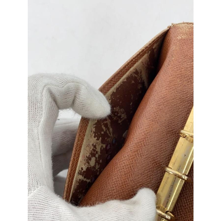 LOUIS VUITTON◇アジェンダPM_ダミエ・エベヌ/--/BRW/メンズ
