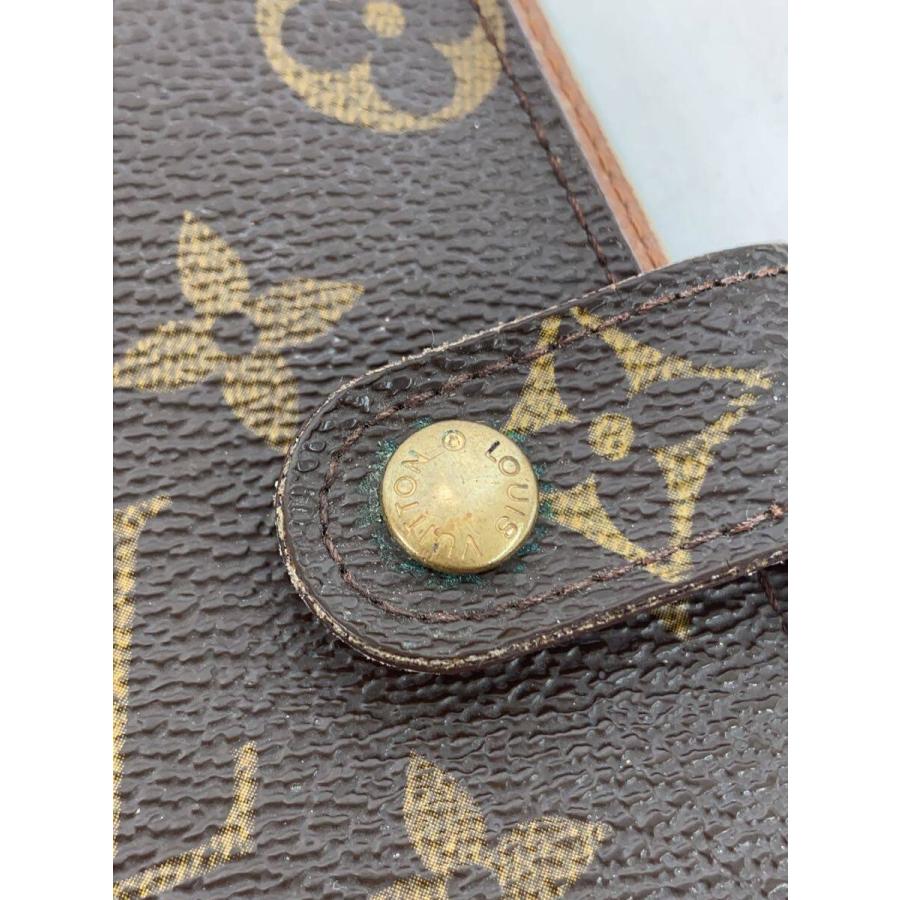 LOUIS VUITTON◇アジェンダPM_ダミエ・エベヌ/--/BRW/メンズ