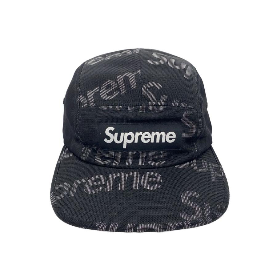 キャップ 19ss Supreme Lenticular Camp Cap Black Supreme◇キャップ/ナイロン/BLK/19SS/lenticular logo camp cap