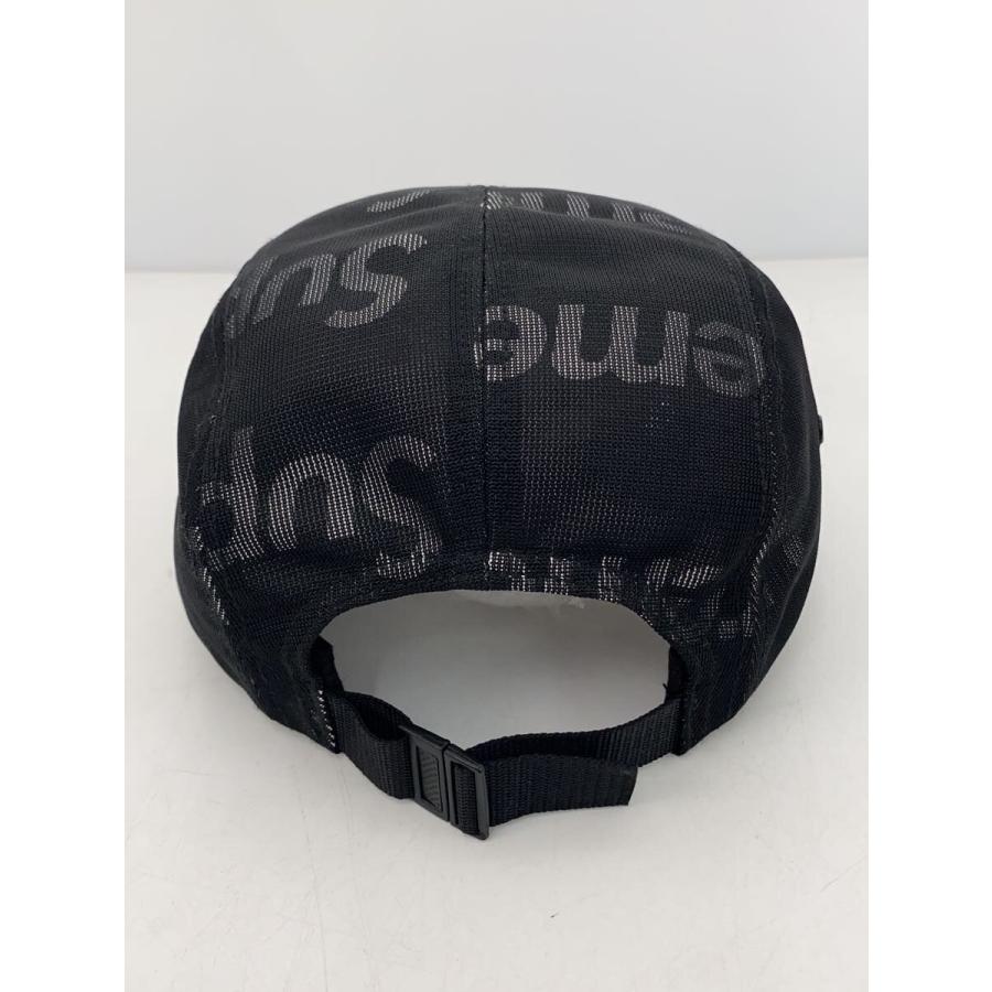 Supreme◇キャップ/ナイロン/BLK/19SS/lenticular logo camp cap