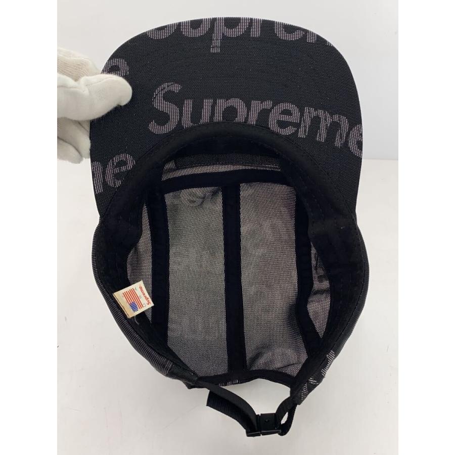 Supreme◇キャップ/ナイロン/BLK/19SS/lenticular logo camp cap