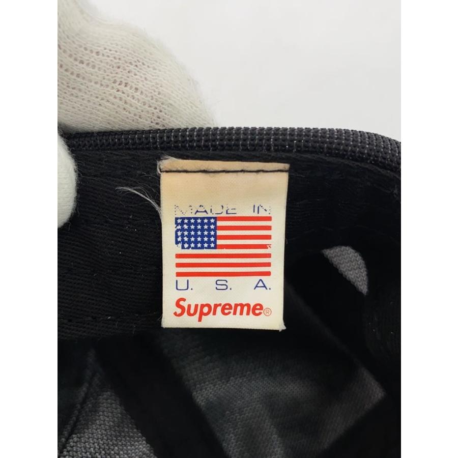 Supreme◇キャップ/ナイロン/BLK/19SS/lenticular logo camp cap