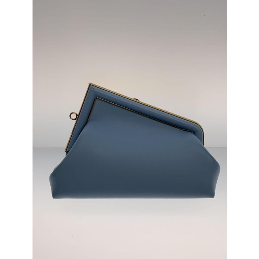FENDI◇フェンディファースト/ショルダーバッグ/レザー/ブルー