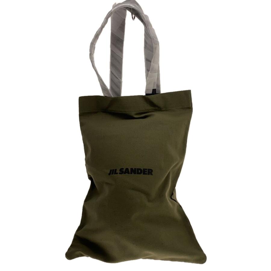 JIL SANDER◇トートバッグ/キャンバス/カーキ/J25WC0004/ジルサンダー 