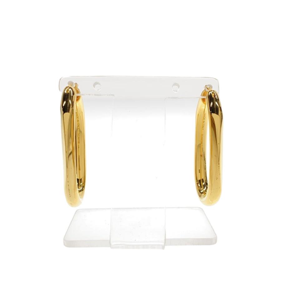 CELINE◇箱付/TRIOMPHE SMALL HOOP EARRINGS/ピアス/ゴールド