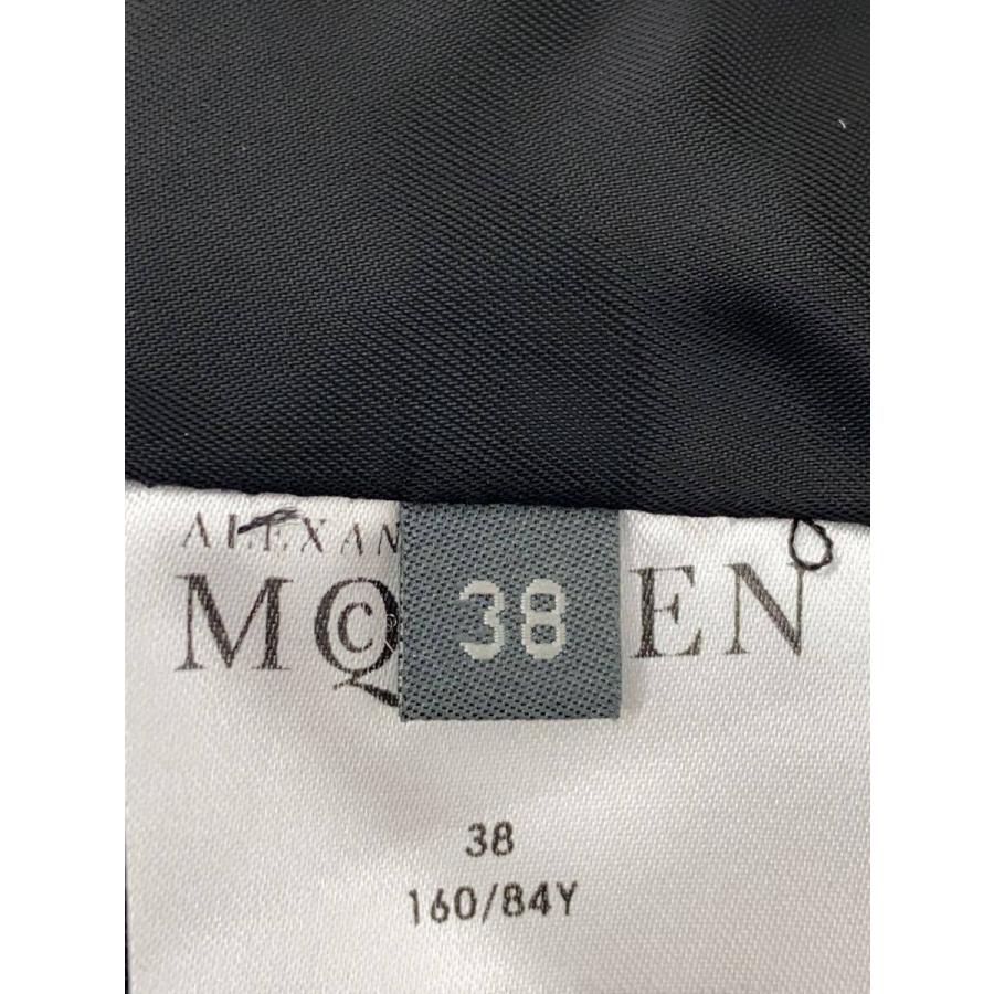 Alexander McQueen◇コート/38/ウール/ブラック/アレキサンダー 